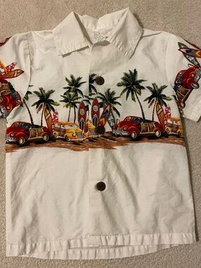 Palmwave Hawaii little boys top-size 4 EUC